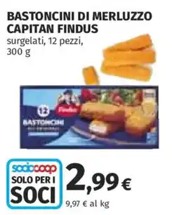 Ipercoop Bastoncini di merluzzo Capitan Findus offerta