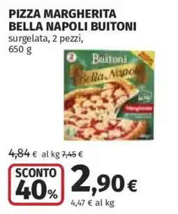 Ipercoop Pizza Margherita Bella Napoli Buitoni offerta