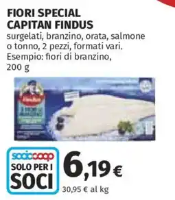 Ipercoop Fiori Special Capitan Findus offerta