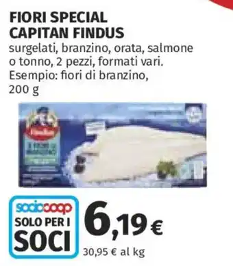 Ipercoop Fiori Special Capitan Findus offerta