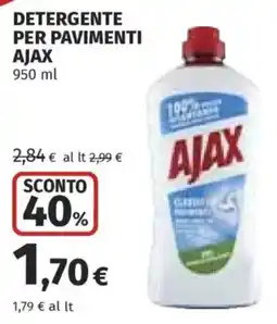 Ipercoop Detergente per pavimenti AJAX offerta
