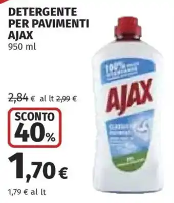 Ipercoop Detergente per pavimenti AJAX offerta
