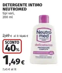 Ipercoop Detergente intimo Neutromed offerta