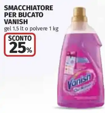 Ipercoop Smacchiatore per bucato Vanish offerta