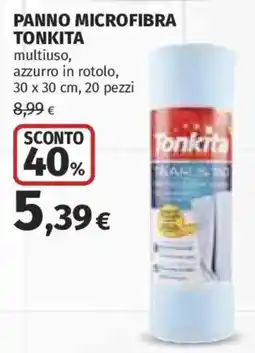 Ipercoop Panno microfibra Tonkita offerta