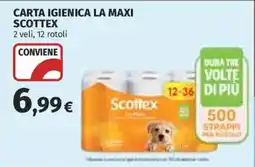 Ipercoop Carta igienica La Maxi Scottex offerta