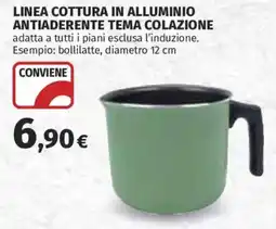Ipercoop LINEA COTTURA IN ALLUMINIO ANTIADERENTE TEMA COLAZIONE offerta