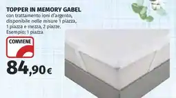 Ipercoop Topper in memory Gabel offerta