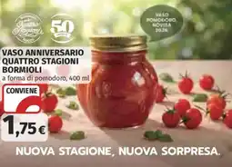 Ipercoop VASO ANNIVERSARIO QUATTRO STAGIONI BORMIOLI offerta