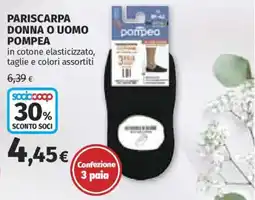 Ipercoop PARISCARPA DONNA O UOMO POMPEA offerta