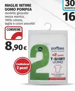 Ipercoop Maglie Intime Uomo Pompea offerta