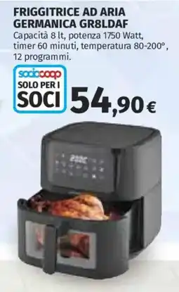 Ipercoop FRIGGITRICE AD ARIA GERMANICA GR8LDAF offerta