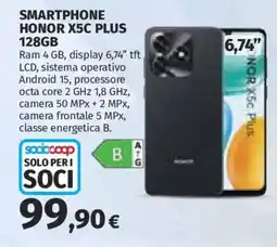 Ipercoop SMARTPHONE HONOR X5C PLUS offerta