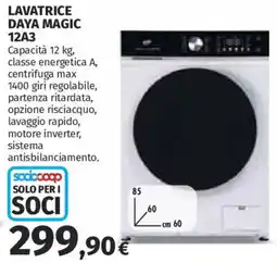 Ipercoop LAVATRICE DAYA MAGIC 12A3 offerta