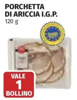 Ipercoop PORCHETTA DI ARICCIA I.G.P. offerta