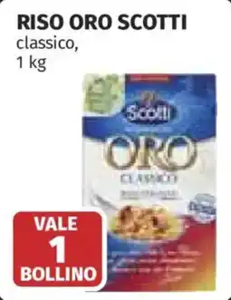 Ipercoop Riso Oro Scotti classico offerta
