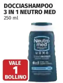Ipercoop Docciashampoo 3 in 1 Neutro Med offerta