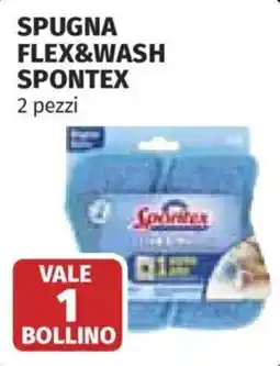 Ipercoop Spugna Flex&Wash Spontex offerta