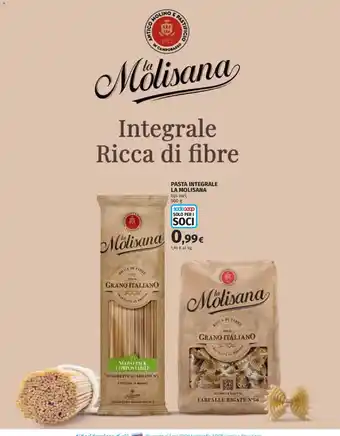 Ipercoop Pasta integrale La Molisana offerta