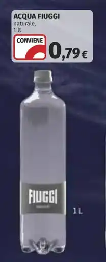 Ipercoop ACQUA FIUGGI naturale offerta