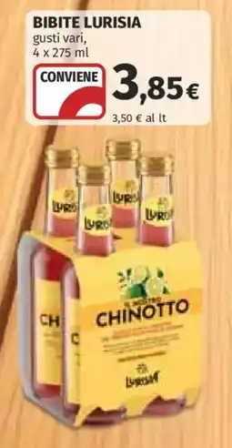 Ipercoop Bibite Lurisia Chinotto offerta