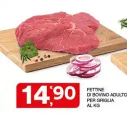 Quick Sisa Fettine di bovino adulto per griglia offerta