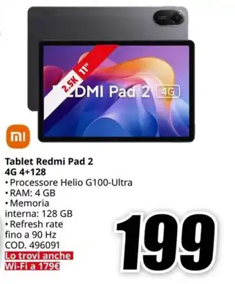 Tablet Redmi Pad 2 4G 4+128