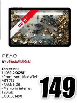 MediaWorld PEAQ Tablet PET 11080-2 K628E offerta
