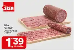 Quick Sisa SISA NAPOLI/UNGHERESSE L'ETTO offerta
