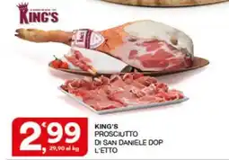 Quick Sisa King's prosciutto di san daniele dop offerta