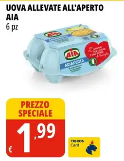 Tigros Uova allevate all'aperto AIA offerta