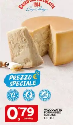 Quick Sisa Valcolatte formaggio italiano offerta