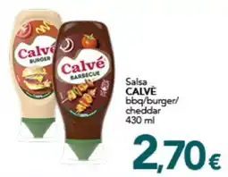 Altasfera Salsa CALVÈ bbq/burger/cheddar offerta