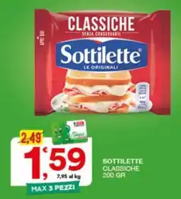 Quick Sisa Sottilette Classiche offerta
