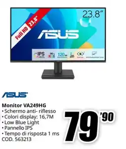 MediaWorld ASUS Monitor VA249HG offerta