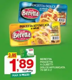 Quick Sisa Pancetta Beretta offerta