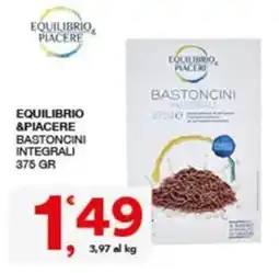 Quick Sisa EQUILIBRIO & PIACERE BASTONCINI INTEGRALI offerta