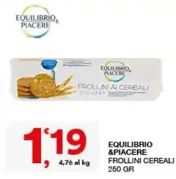 Quick Sisa EQUILIBRIO & PIACERE FROLLINI CEREALI offerta