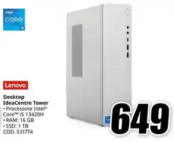 MediaWorld Lenovo Desktop IdeaCentre Tower offerta