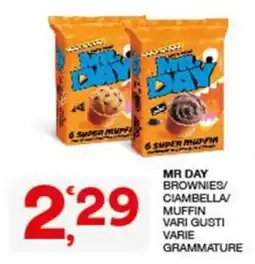 Quick Sisa MR DAY BROWNIES/CIAMBELLA/MUFFIN offerta