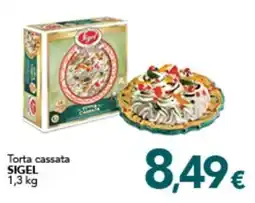 Altasfera Torta cassata SIGEL offerta