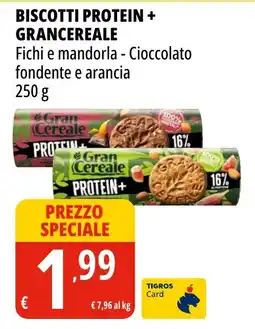 Tigros Gran Cereale Biscotti Protein + offerta