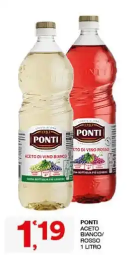 Quick Sisa PONTI ACETO DI VINO BIANCO/ROSSO offerta