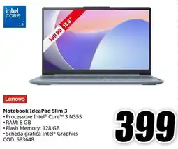 MediaWorld Lenovo Notebook IdeaPad Slim 3 offerta