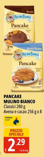Tigros Pancake Mulino Bianco offerta