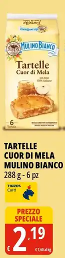 Tigros Tartelle Cuor di Mela Mulino Bianco offerta