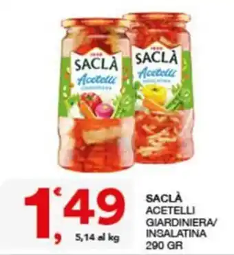 SACLÀ Acetelli Giardiniera/Insalatina