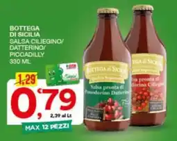 Quick Sisa BOTTEGA DI SICILIA Salsa pronta di Pomodorino Datterino offerta