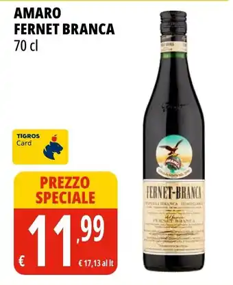 Tigros AMARO FERNET BRANCA offerta