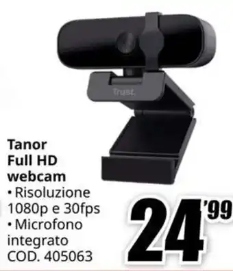 MediaWorld Tanor Full HD webcam offerta